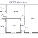Les Cactus #maisonsavaron - 52m2 - Terrasse * Clermont-Ferrand