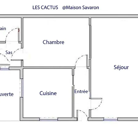 Les Cactus #maisonsavaron - 52m2 - Terrasse * Клермон-Ферран